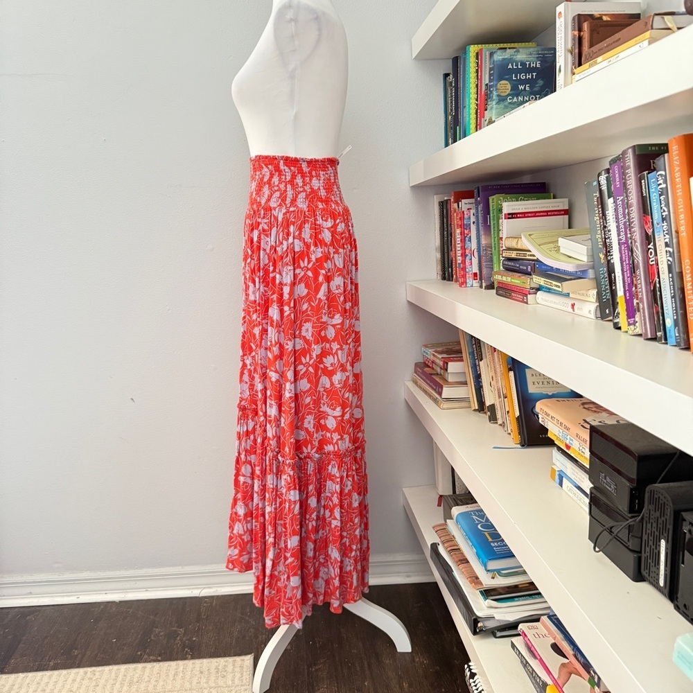 Free People Way of the Wind Printed Skirt Small - Picture 6 of 12
